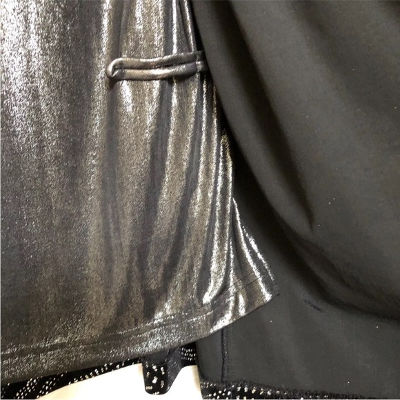 R&M RICHARDS BY KERAN KWONG JACKET WITH TANK FAUX EVENING 16 P VELVET BLACK Ps2 - Picture 5 of 7